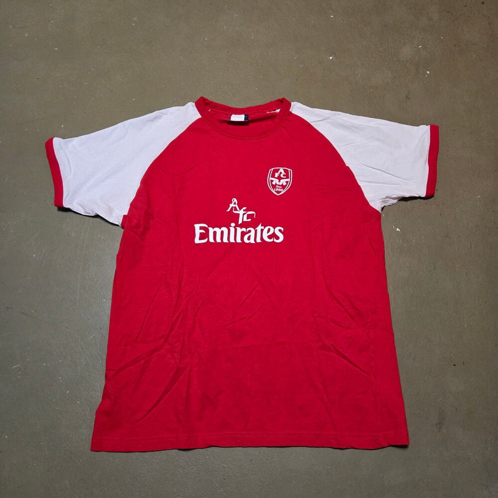 Vintage Clique Arsenal Red Short Sleeve Thierry Henry Soccer Shirt Men's Size XL